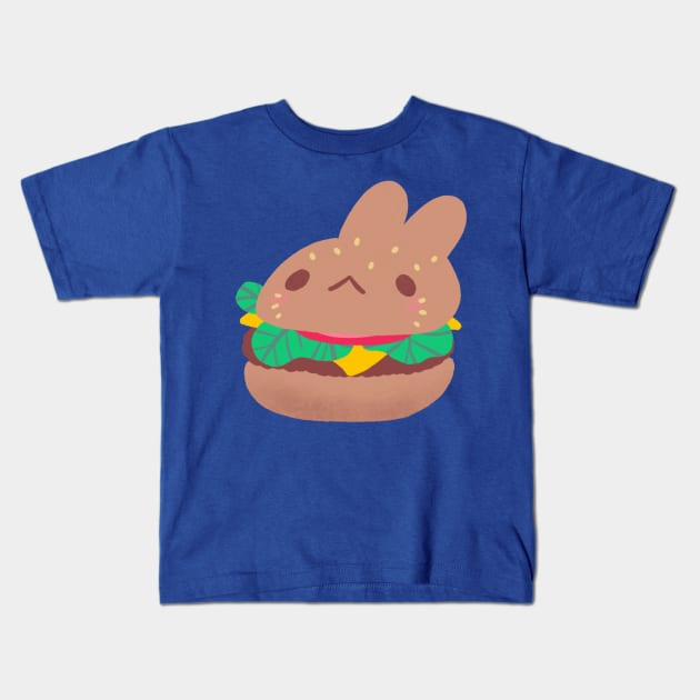 Bunny Burger Kids T-Shirt by TurboErin